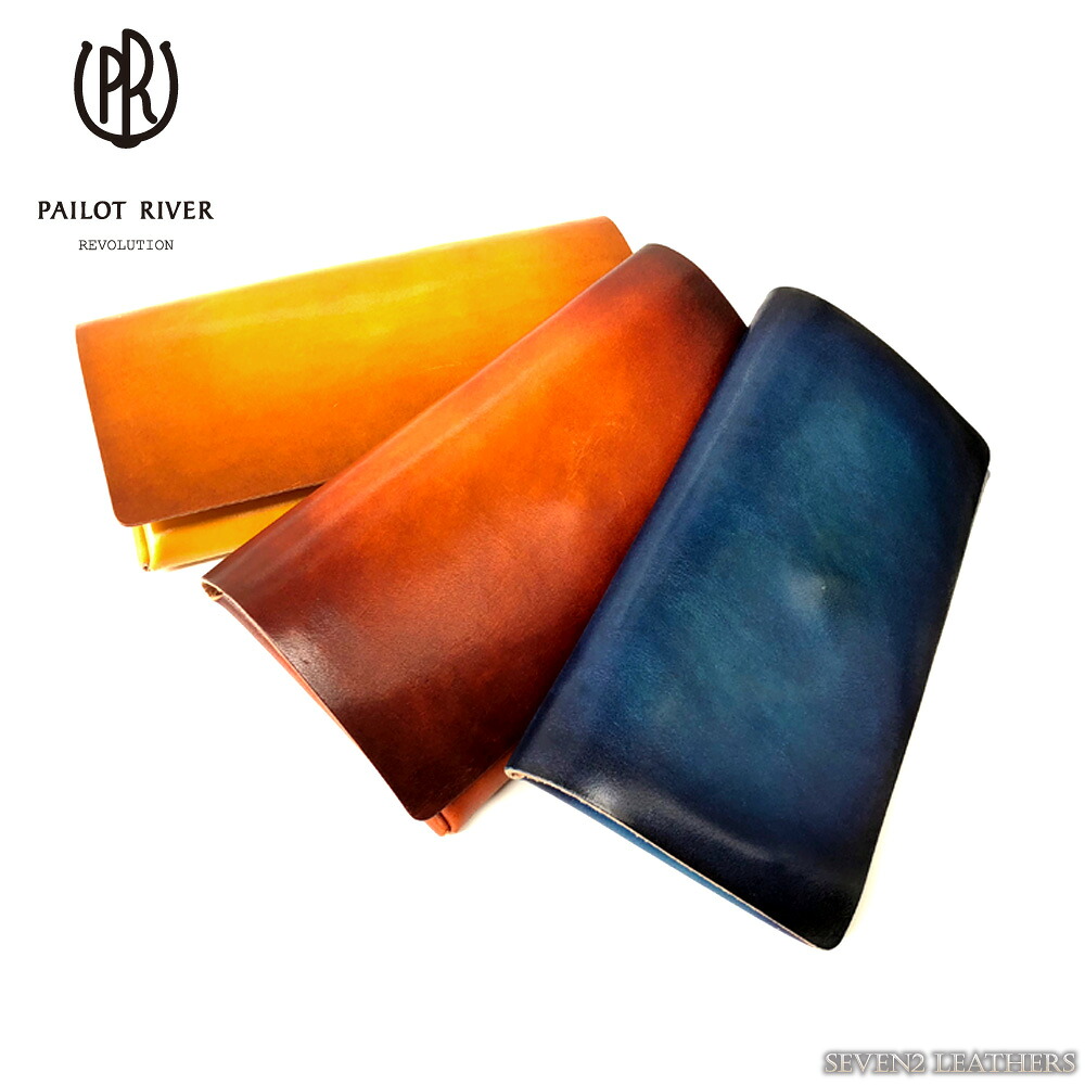 【レビューで無料メンテナンス】◆パイロットリバー PAILOTRIVER 財布 ロングウォレット レザーウォレット 本革 長財布 手染め GHOST-02S｜国産レザー専門店 SEVEN2 LEATHERS