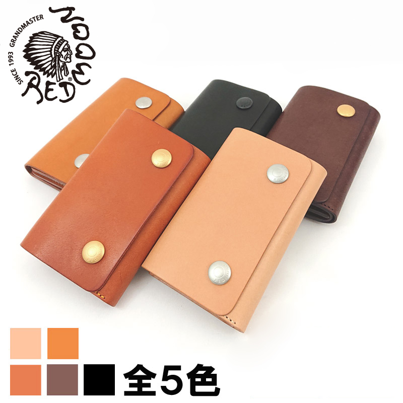 【文芸批評で無料検査と修理】赤いことお月さま REDMOON 二つ折り 金入れ 真っただ中大きさ ウォレット レザーウォレットトラッカーウォレット 全5色 男女兼用 牛皮 TW01-MID【店先受け取り証書相応う商いもの】