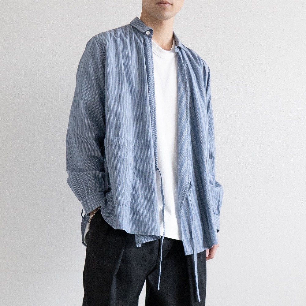 コンビニ受取対応商品 Vlas ヴラスブラム ブラウス シャツ 羽織り レディース メンズ ブラスブラム Size Free Size 4 Mens Gray Color 64 Blue Sus4 カシュクールシャツ Blommme Sus4 Rashiastrologer Com