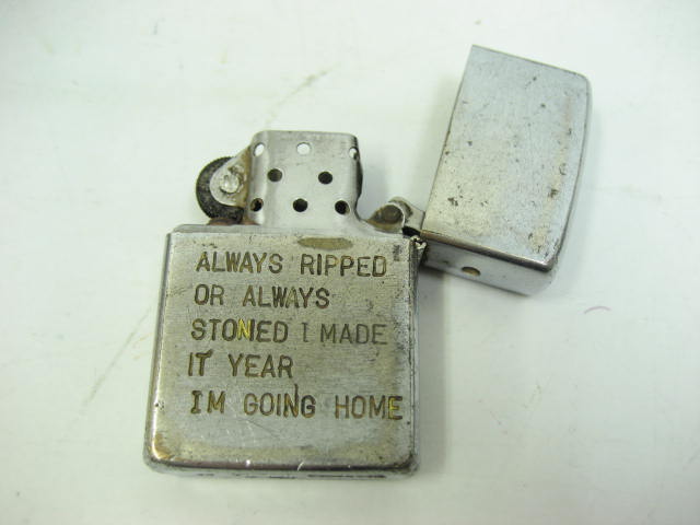 楽天市場 中古 1968年製 昭和43年 Zippo ジッポー Vietnam ベトナム 日本代理店ジッポーサービス修理品 オイルライター シルバー セブンヘブンストア