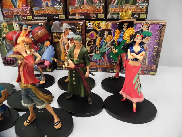 中古 Onepiece 衣 Dx 図形 夏帽子海賊群 スタイル背景 麦わらの連中 人柄 ルフィ ゾロ ナミ サンジ ウソップ ロビン クリーヴァ フランキー ブルック Musiciantuts Com