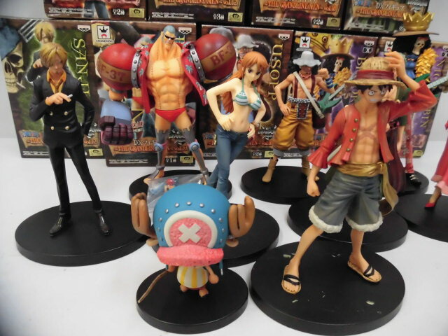 中古 Onepiece 衣 Dx 図形 夏帽子海賊群 スタイル背景 麦わらの連中 人柄 ルフィ ゾロ ナミ サンジ ウソップ ロビン クリーヴァ フランキー ブルック Musiciantuts Com