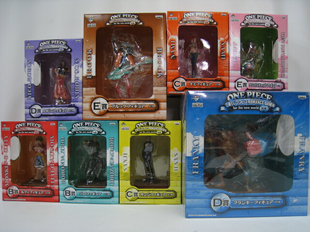 美品 ワンピース 一番くじ ゾロ サンジ ロビン ブルック フィギュア コミック アニメ Seasonscc Com