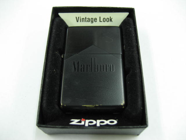 楽天市場 中古 14年製 平成26年 Zippo ジッポー 16 Marlboro マルボロ ロゴ オイルライター 1937レプリカ フラットトップ ブラック 黒 ガンメタ マールボロ セブンヘブンストア