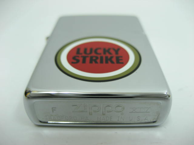 21春夏 新品 1998年製 平成10年 Zippo ジッポー Lucky Strike ラッキーストライク オイルライター 鏡面 シルバー タバコ 残りわずか Todomundo Org