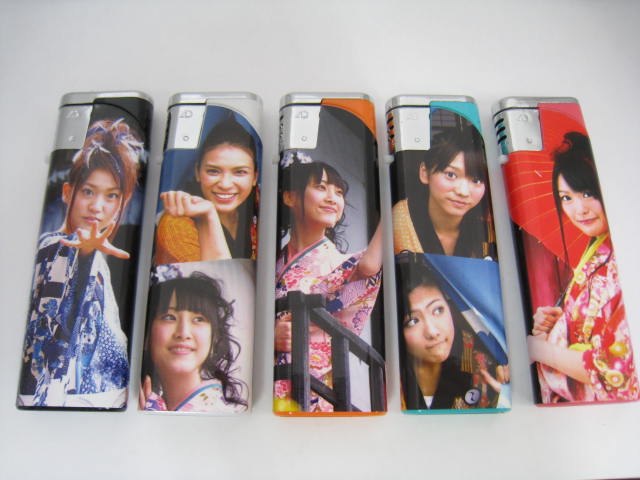 楽天市場 新品 5点セット Akb48 大島優子 北原里英 松井玲奈 高城亜樹 宮澤佐江 秋元才加 ぱちんこ 銭形平次 With チームz Team Z ガスライター 電子ライター 京楽 セブンヘブンストア