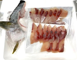 ぶりカマセット ぶり 刺身用切り身(12g×10切れ×2パック)ブリカマ×1個　ご飯のお供 お酒のお供 おつまみ 鰤 ぶり ブリ