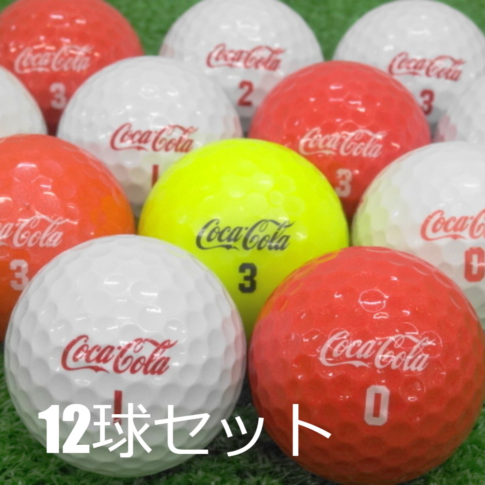 激レア　コカコーラ　Coca-Cola ゴルフアクセサリーセット 楽天市場】コカコーラ 年式色々 10球 レッド ロスト ゴルフ