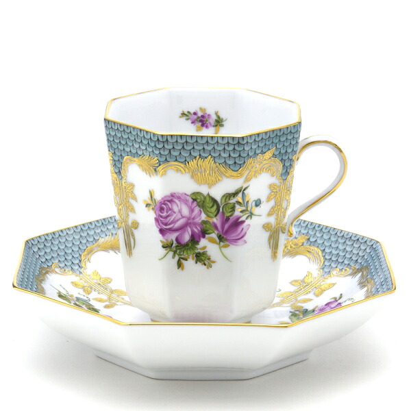 ヘレンド (HEREND) ジュリア 珈琲優勝杯＆平円盤 180竓 04306 / JULIA 【新品】【純然たるBOX付き添い人】【並行輸入品】(オクタゴナル)貨物輸送無料 墨付き ハンガリー共和国製 キャフェ 差し上げ物 差し上げ物 ブランド名 食器