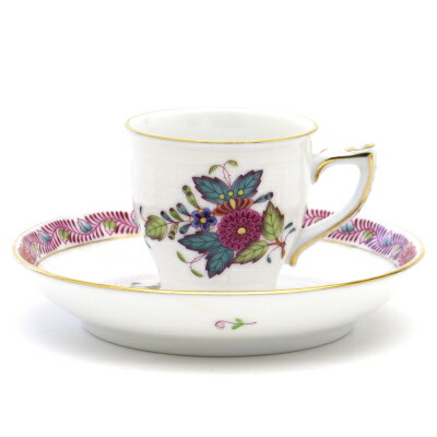 ヘレンド エスプレッソカップ ウィーンの薔薇(00714) 手描き 珈琲碗皿 洋食器 Herend ヘレンド エスプレッソカップ ウィーンの薔薇(00714) 手描き 珈琲碗皿