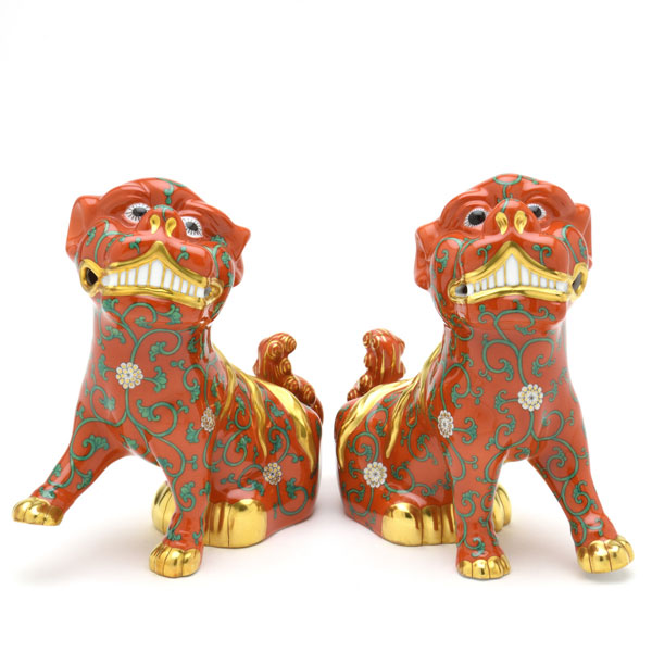 楽天市場】HEREND ヘレンド 西安の黒 (SN) 狛犬/獅子 フィギュリン