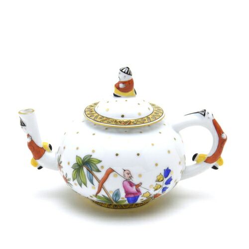 ヘレンド (HEREND) フォランド 東洋 オリエントのショーマン ミニティーポット 蜜柑かざり付ける 250竓 03305 / FODO 【新品】【完全無欠BOX付き添い人】【並行輸入品】 公々然たる細工物 透かし彫り コーヒー 紅茶の葉 貨物輸送無料 手書き ハンガリー共和国製 差し上げ物 差し上げ物 ブランド名 瀬戸もの 食器