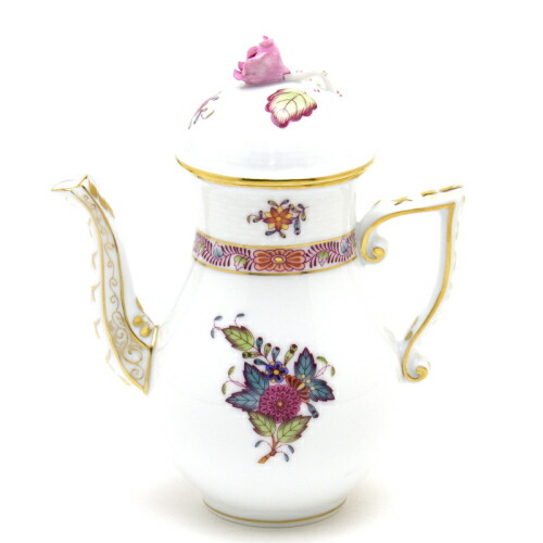 ヘレンド (HEREND) アポニーフラワー 多染めつける コーヒーポット ローズ飾りつけ 300竓 00616 / AF 【新品】【純然たるBOX付き添い人】【並行輸入品】 花 御花 キャフェ 紅茶の葉 貨物輸送無料 墨付き ハンガリー共和国製 差し上げ物 差し上げ物 ブランド名 瀬戸もの 食器