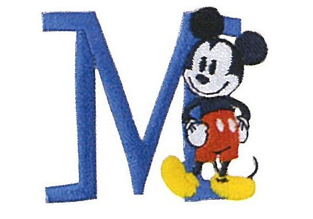 【楽天市場】マラソン期間中2点でP5倍3点10倍!アイロン接着 ワッペン ディズニー ミッキーマウス ミッキー M MY4001MY311