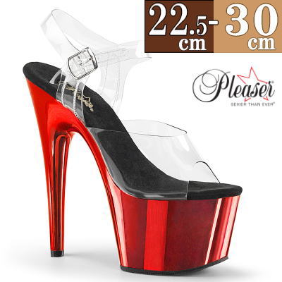 大流行中 サイズ交換ok Pleaser プリーザー 取寄せ 厚底サンダル クリアー レッド ハイヒール キャバ 嬢 18cm センチ ヒール パーティー メタルヒール ピンヒール ストラップ 大きいサイズ 26cm 27cm 28cm 29cm 30cm レディース 靴 キラキラ Pole D H Ta Ado708 C 大流行中 サイズ交換ok Pleaser プリーザー 取寄せ 厚底サンダル クリアー レッド ハイヒール キャバ 嬢 18cm センチ ヒール パーティー メタルヒール ピンヒール ストラップ 大きいサイズ 26cm 27cm 28cm 29cm 30cm レディース 靴 キラキラ Pole D H Ta Ado708 C