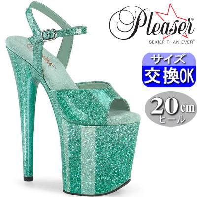 楽天市場】Pleaser プリーザー 厚底 ストラップ サンダル アクア