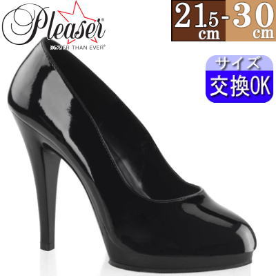 Pleaser | 11.4cmヒール|21.5cm~30cm| プリーザー 厚底ハイヒールパンプス ブラック 黒 約11cm/センチ エナメル ピンヒール ダンス レディース 靴 透明 公式 FLAIR-480 FLA480/B/M zx|SHOP LaLa