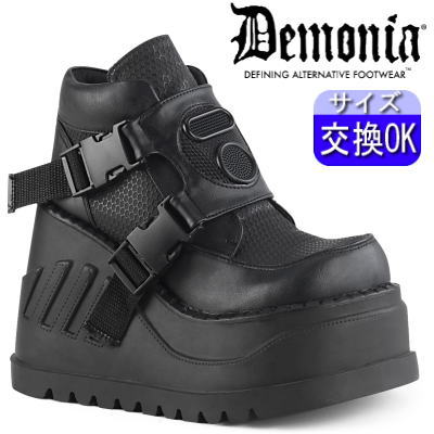 楽天市場】demonia デモニア 厚底 スニーカー ハイカット 黒