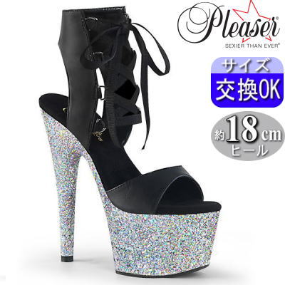 楽天市場】Pleaser プリーザー 20cm ヒール ブーツサンダル ショート