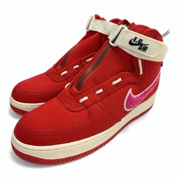 未当て嵌める/引き船付き添い人/NIKE/ナイキ/エアフォースワン/スニーカー/AV5840-600/赤いこと/26.5糎/メンズ/FC3326