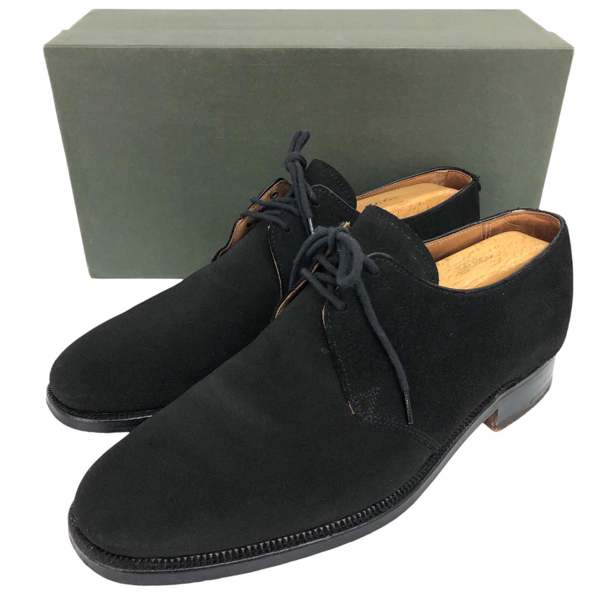 CROCKETT & JONES/クロケット＆ジョーンズ/ポールスミス別注/DARTMOUTH/ダートマウス/ブラック/スエード/サイズ6?E/メンズ/ビジネスシューズ/RS0164｜コレカラスタイル