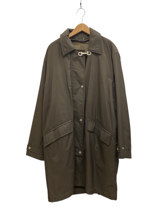 Salvatore Ferragamo サルバトーレフェラガモ/size:52/ライナー付きステンカラーコート/ブラウン/ジップ破損/メンズ/FC3521|コレカラスタイル