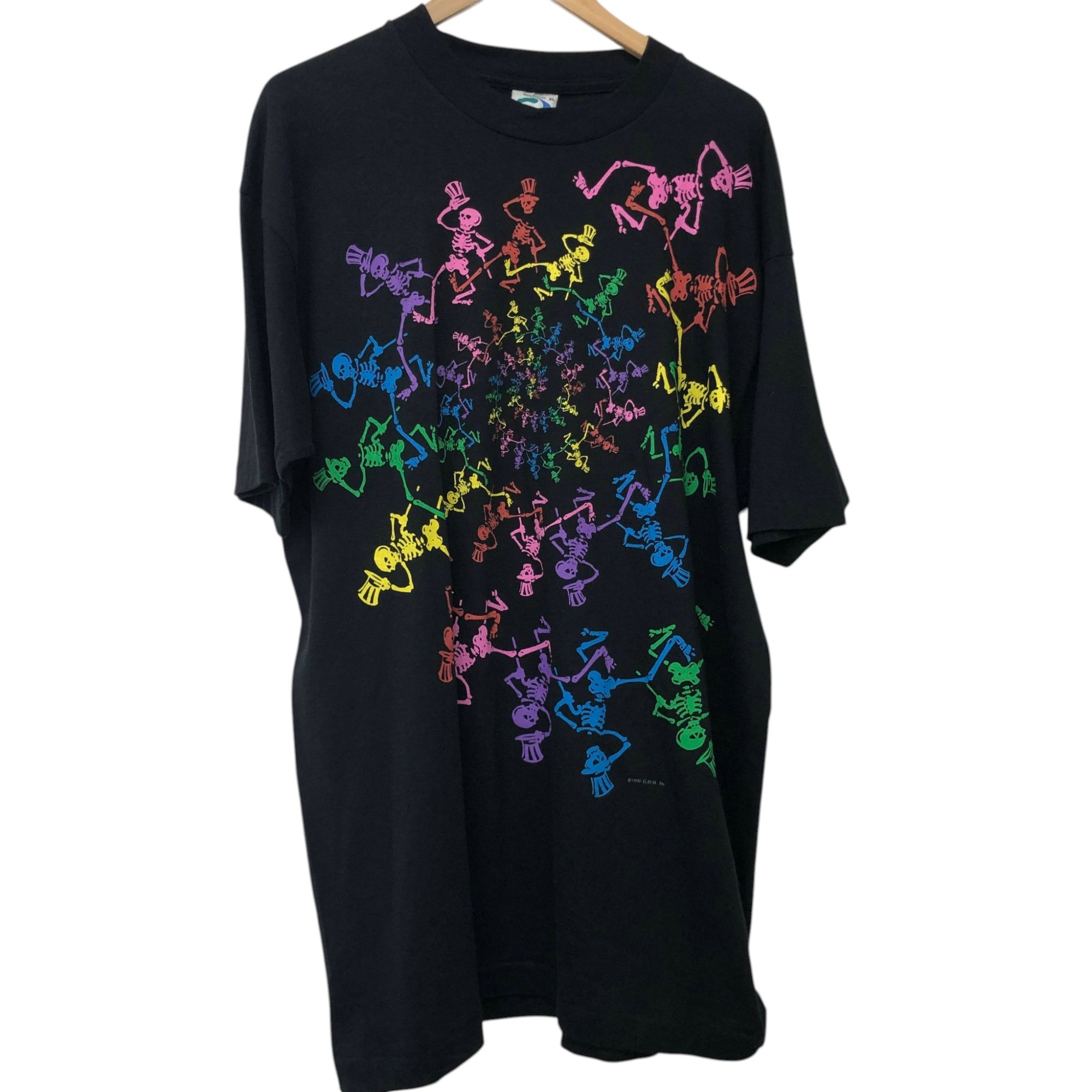 VITAGE/ヴィンテージ/90S/グレイトフルテッドダンシングスカルTee/USA製/メンズ/サイズXL/RS0815|コレカラスタイル