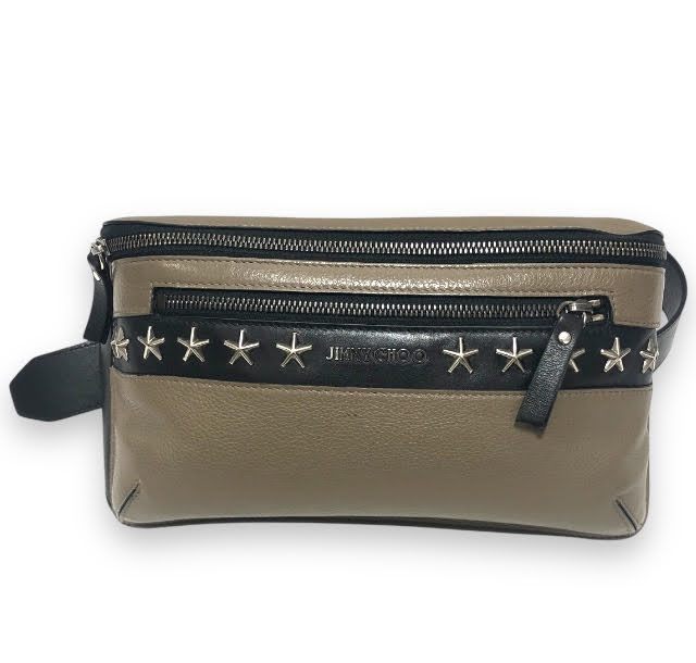 JIMMY CHOO/ジミーチュウ/オスカー/スタースタッズ/ボディバッグ/ウエストバッグ/鞄/RS1822｜コレカラスタイル