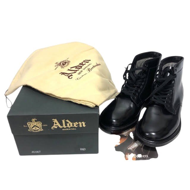 未使用/Alden/オールデン/45061/ビームスプラス別注/マンソン/ブーツ/コードバン/サイズ7 1/2D/バーガンディ/シューズ/メンズ /RS1990|コレカラスタイル
