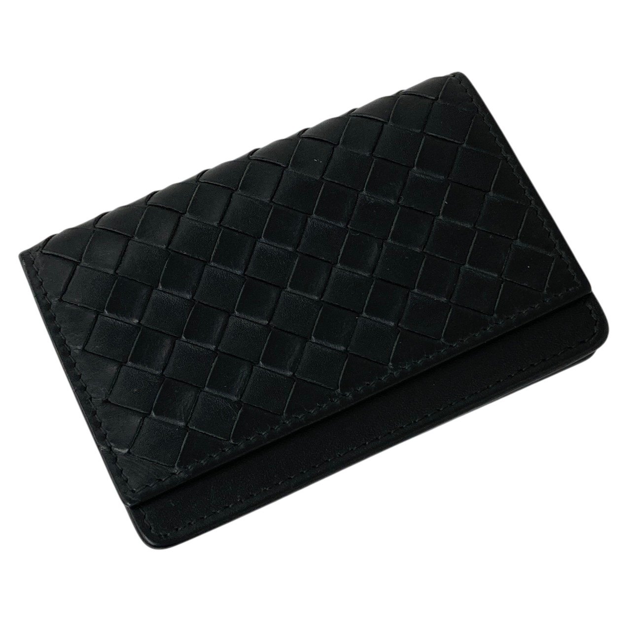 BOTTEGA VENETA/ボッテガヴェネタ/イントレチャート/カードケース/名刺入れ174646/ブラック/メンズ/RS2013｜コレカラスタイル 9,997円