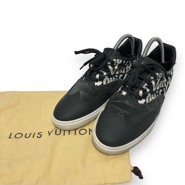 LOUIS VUITTON/ルイヴィトン/LV/グラフィティ/ウイングチップ/スニーカー/サイズ6/1/2/約25.5cm/シューズ/メンズ/靴/RS2184｜コレカラスタイル