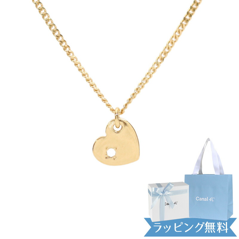 【リボン済＆紙袋】4°c ネックレス カナル ヨンドシー 正規品 canal4℃ レディース ハートモチーフ ネックレス ペンダント 4ドシー 4度 4c プレゼント シルバー 祝い 喜ばれるギフト