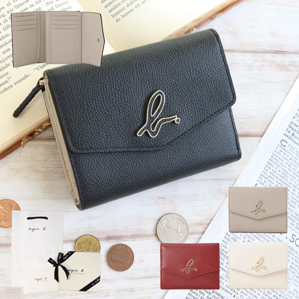 楽天市場】アニエスベー 財布 三つ折り財布 レディース メンズ MH18-18