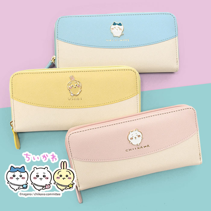 楽天市場】□ちいかわ【プリントワッペン 型押し 長財布】収納力抜群
