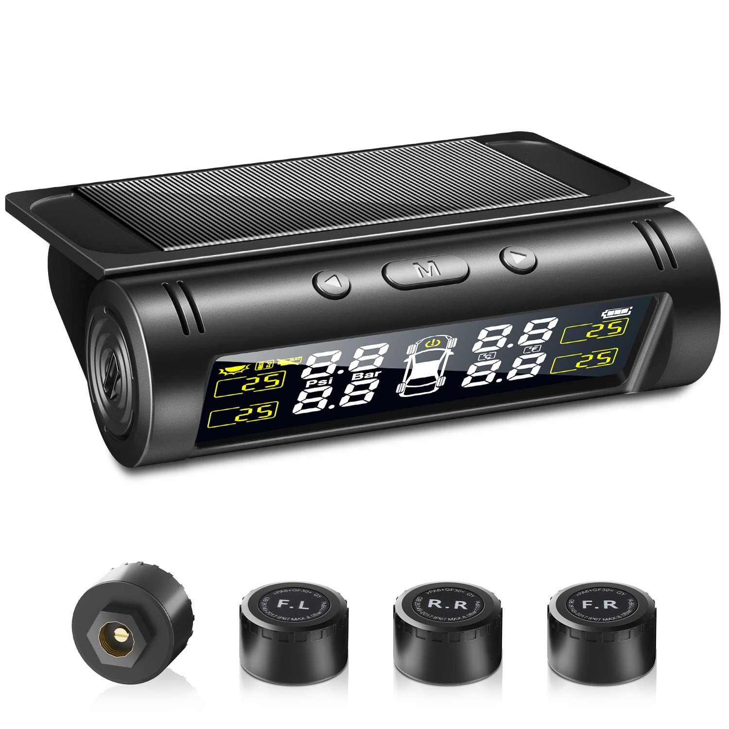 楽天市場】タイヤ空気圧モニター TPMS 【2024新登場&日本語警告