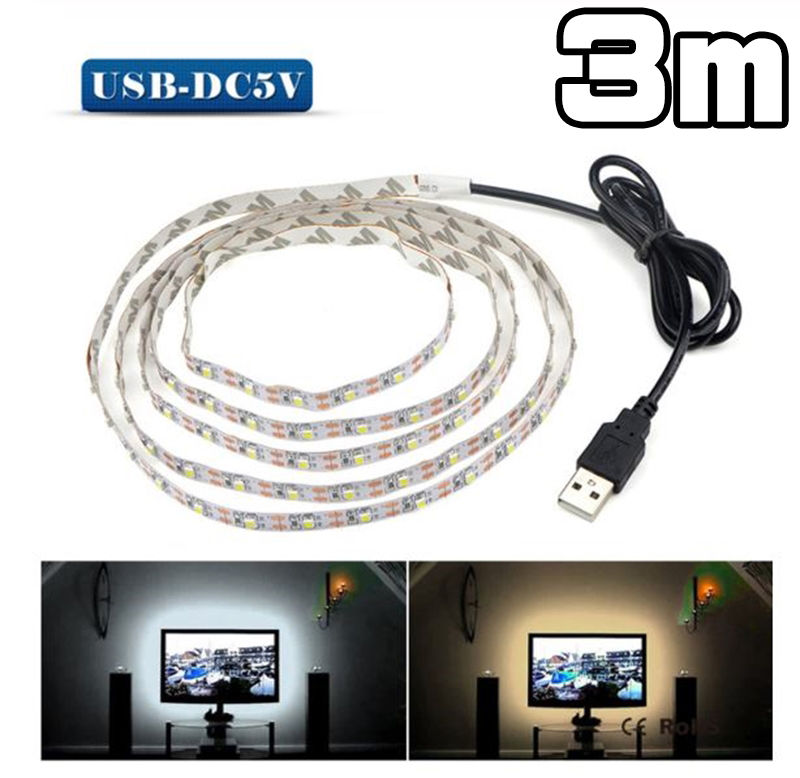 最大45%OFFクーポン LED テープライト USB対応 5m SMD3528 5V LEDテープ RGB 間接照明 棚下照明 テレビの 背景照明用LED discoversvg.com