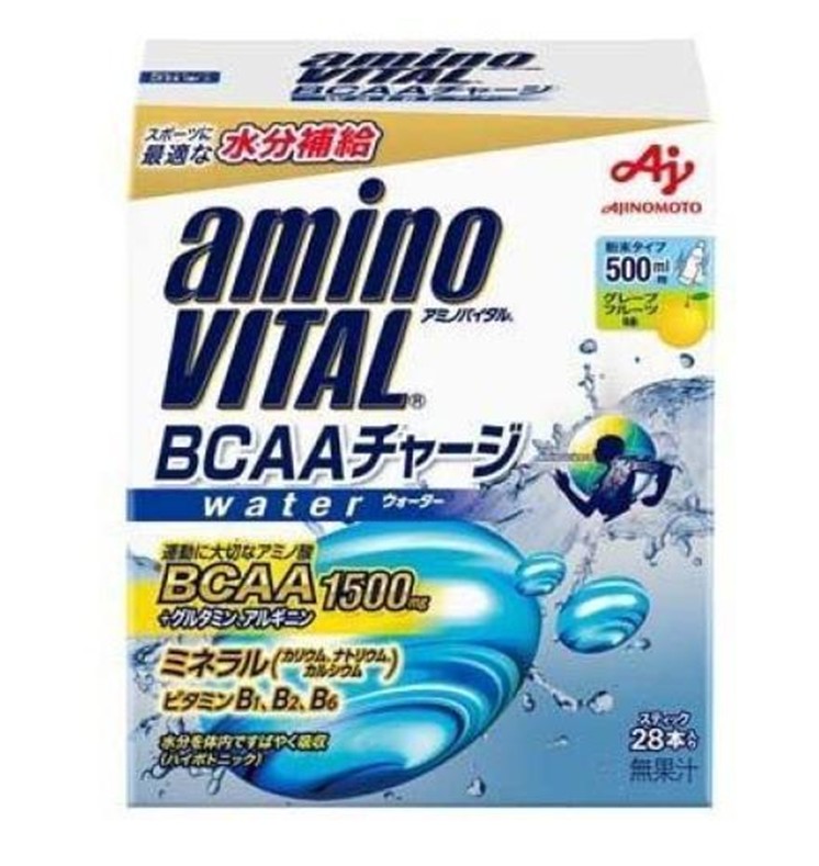 【楽天市場】【P5倍！ マラソン限定 要エントリー 】味の素 アミノバイタル BCAAチャージ ウォーター グレープフルーツ味 7g×28本入