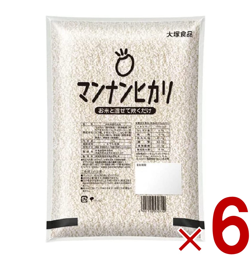 【P5倍! 要エントリー 4-11日スパセ制限事項】マンナンヒカリ 大塚食料雑貨類 お役目用 1kg ×6袋 ヘルシー こんにゃく 食事制限 マンナン ヒカリ まんなんひかり 食事制限