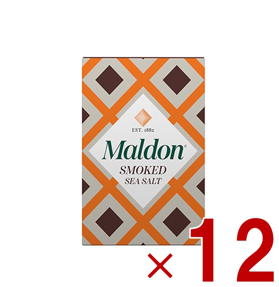【P最大5倍 要エントリー 4-10日マラソン限定】マルドン スモーク シーソルト 125g 燻製 燻製塩 マルドンの塩 塩 海塩 食塩 ソルト Maldons Sea Salt 12個