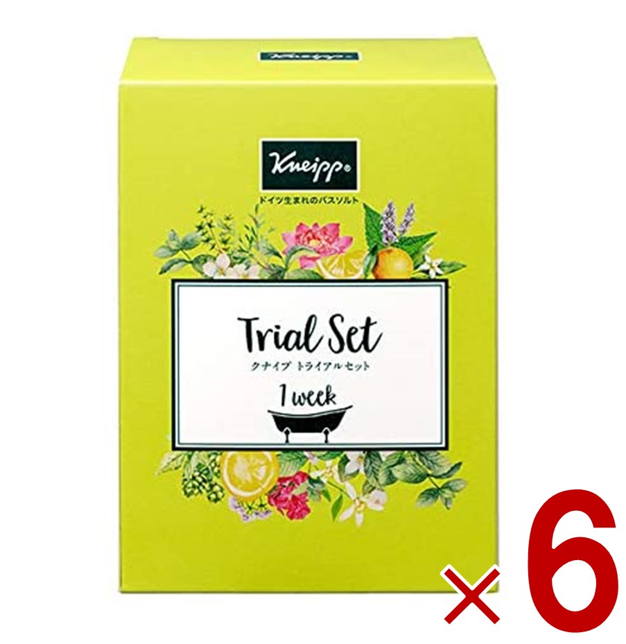 【P5倍 要エントリー 14-17日マラソン限定】クナイプ バスソルト トライアルセット 50g × 7種類セット バス ソルト 入浴剤 クナイプジャパン 6個
