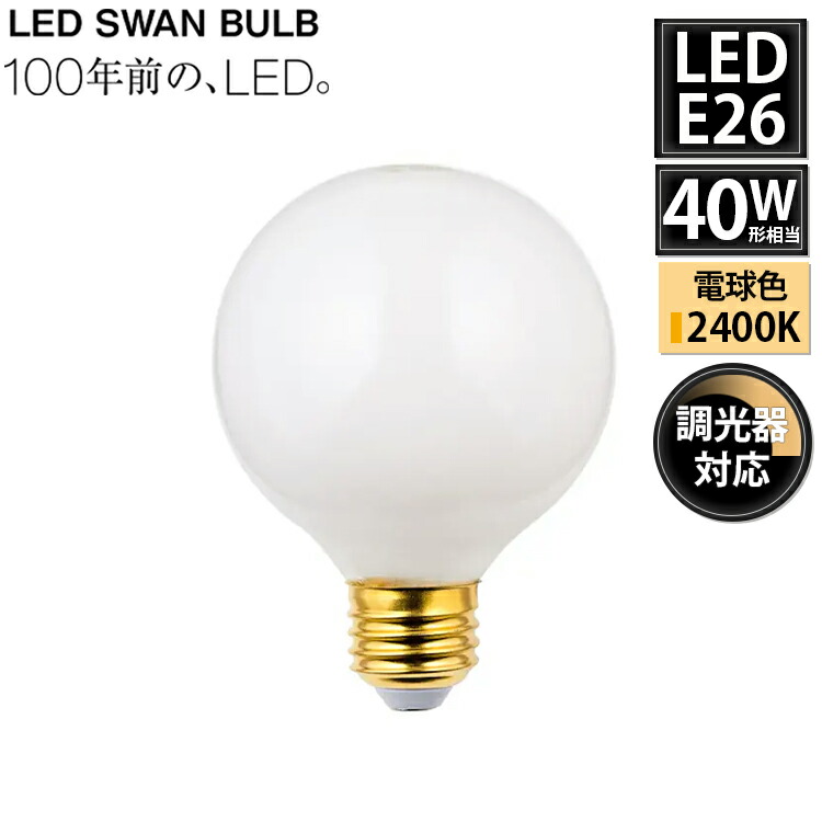 Astre アストル　LED電球　SWAN BULB BALL SWB-LDG4L-G95-