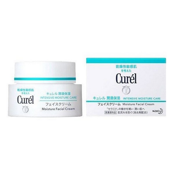 《花王》 Curel (キュレル) 潤浸保湿フェイスクリーム 40g 返品キャンセル不可