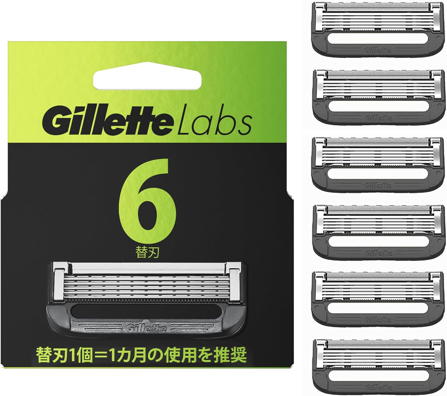楽天市場】ジレットラボ Labs 髭剃り 替刃 12個 カミソリ 剃刀