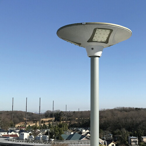 【楽天市場】ソーラー街灯 外灯 LED ライト 照明 高さ285cm 20W ポールライト ガーデンライト 街路灯 屋外 庭 駐車場 駐輪場 ...