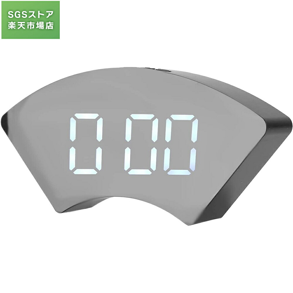 ミラー家具 置き時計 シルバー テーブルクロック B ミラー家具 置き時計 シルバー テーブルクロック B