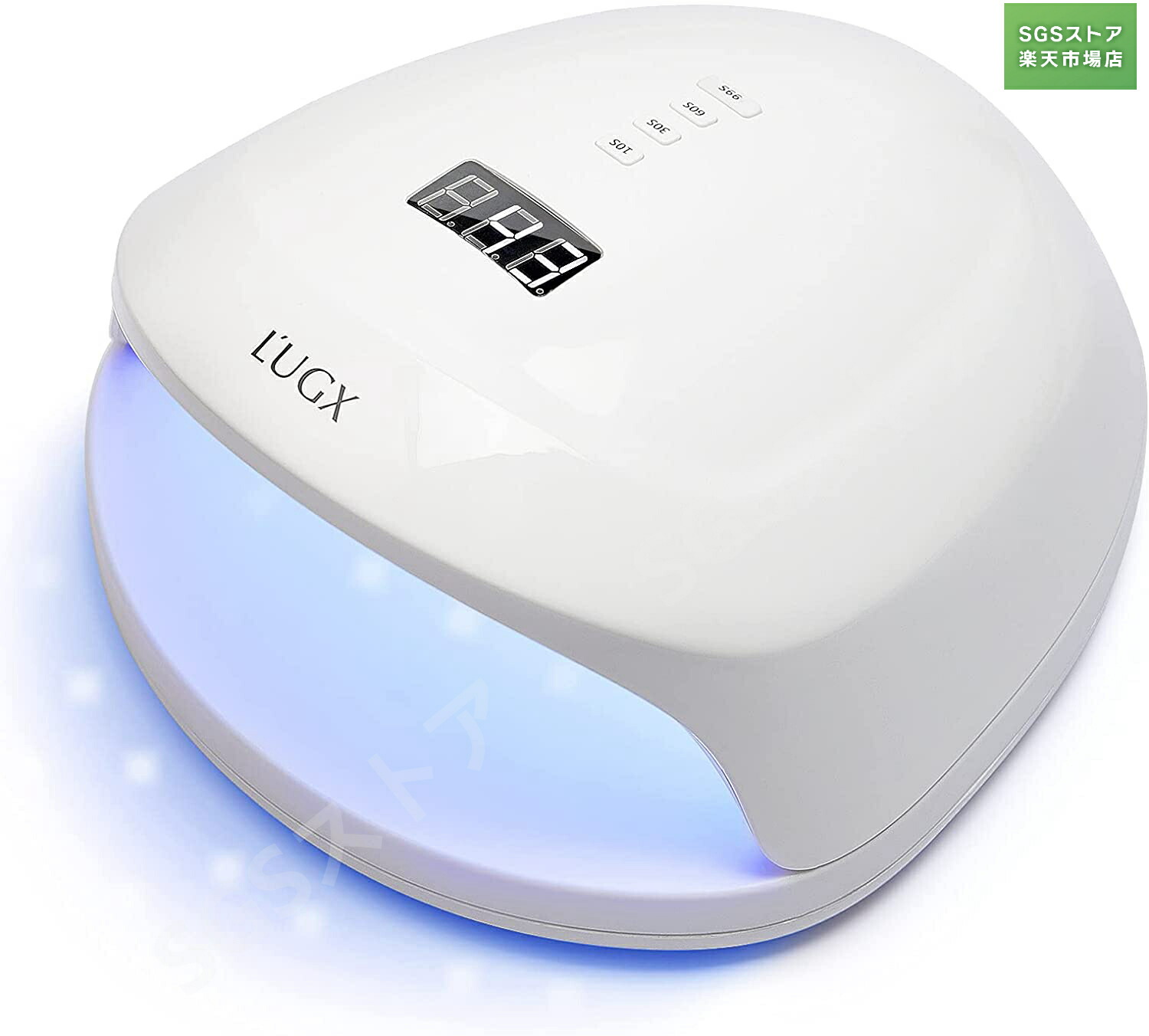 百貨店DEAL10%尖んがり/LED \u0026 UVネイルライト 60W 高速道路固くなるネイルライト ネイルドライヤー レジン用ジェルネイルライト 固くなる点火装置 デュアル明かり 4つのタイマー据え付ける オート検出器 LCD見せびらかす 労働者階級用申し受ける式