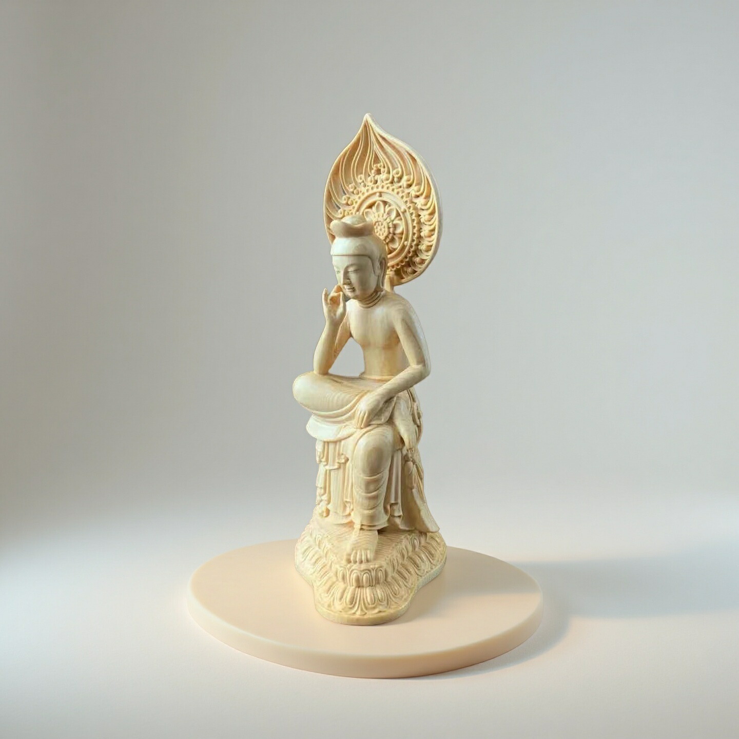 楽天市場】《新作》 陶器製 仏像 【弥勒菩薩】（中） 瀬戸物