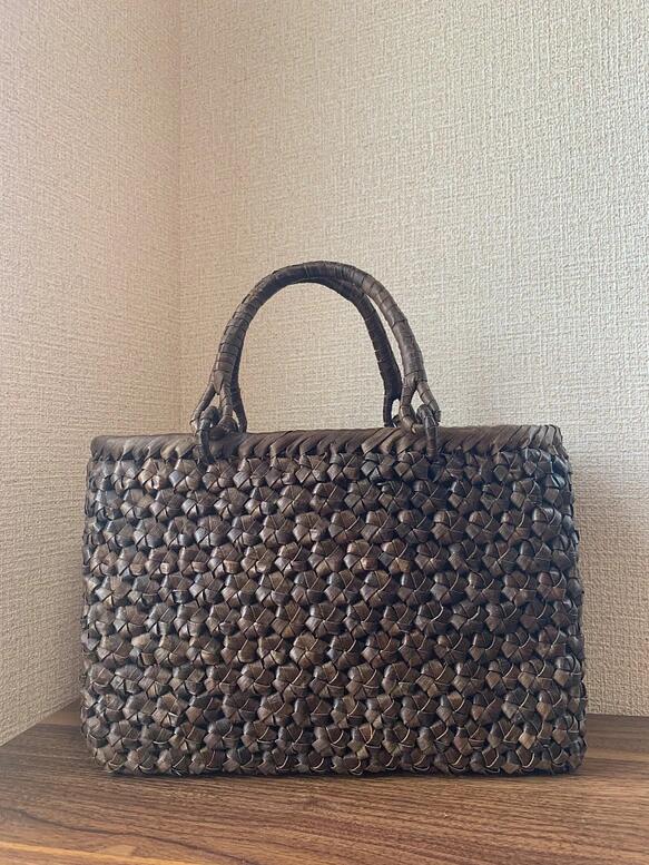 【SEAL限定商品】 楽天市場】胡桃 手作り 花編み くるみかごバッグ 籠バッグ バッグ