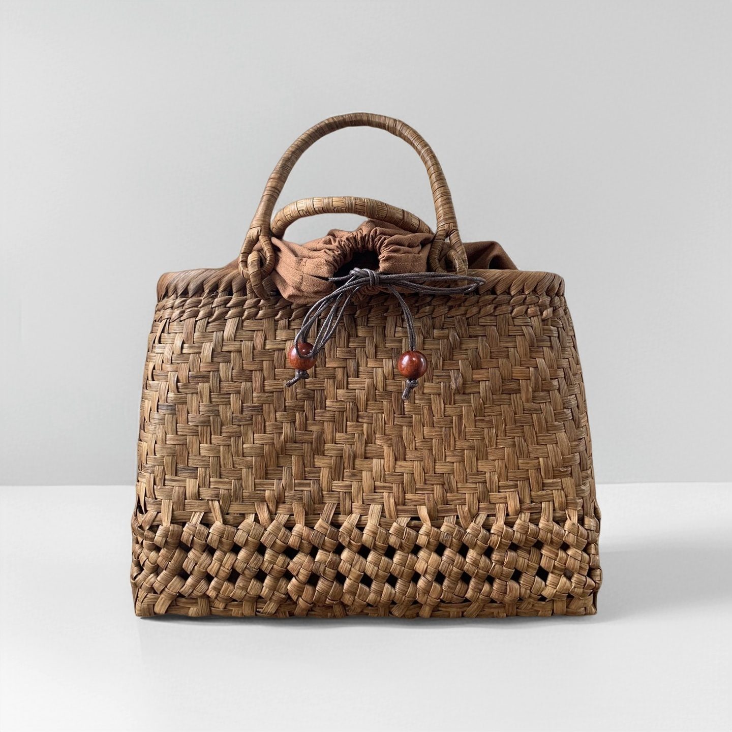 楽天市場】アケビ 木通 あけびかごバッグ 手作り 籠バッグ 内布あり(約