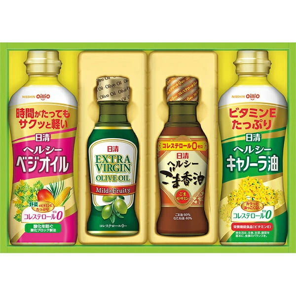 楽天市場】日清ヘルシーオイル＆キッコーマン生しょうゆギフト